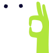 Ilustrace rukou s očima